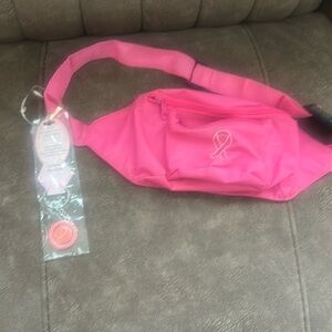 Breast Cancer Awareness Spinning Key Chain & Fanny pack lot new